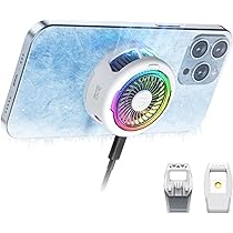 MEMO ブラック スマホ冷却ファン 71-uPJt+E8L._AC_UL210_SR210,